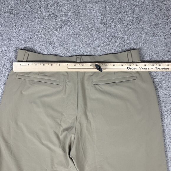 Bearbottom Clothing Pants Mens Large Khaki Stretch Golf Work Nylon Spandex Tan - Picture 9 of 12